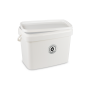 Composting toilet solid tank large