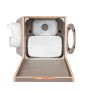 FancyLoo Capture Premium composting toilet  white/stone grey