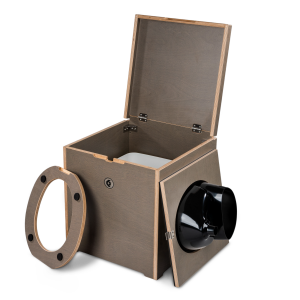 FancyLoo Capture composting toilet  black/stone grey