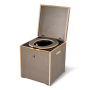 FancyLoo Capture composting toilet  black/stone grey