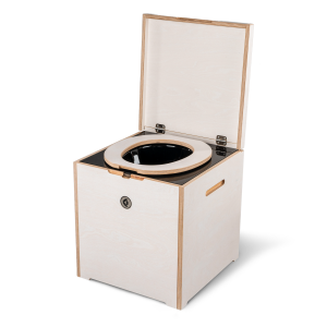FancyLoo Divert Premium composting toilet  black/creamy white