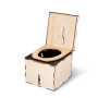 PiccoLoo composting toilet DIY kit black