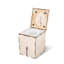 MiniLoo composting toilet with fan 5V white left side