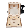 MiniLoo Trockentrenntoilette mit Lüfter 5V schwarz rechts