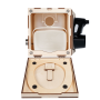 MiniLoo Trockentrenntoilette mit Lüfter 12V schwarz rechts