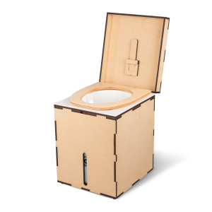 MiniLoo HYDRO composting toilet DIY kit white