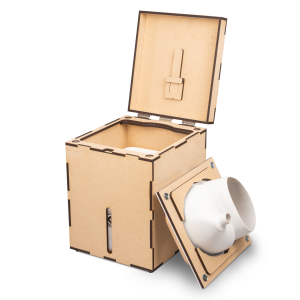 MiniLoo HYDRO composting toilet DIY kit white