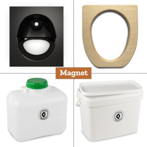 FreeLoo Magnet M composting toilet DIY kit