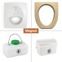 FreeLoo Magnet S composting toilet DIY kit white