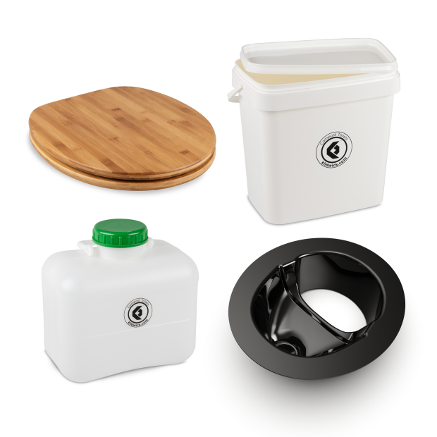 FreeLoo Bamboo M composting toilet DIY kit