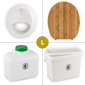 FreeLoo Bamboo L composting toilet DIY kit