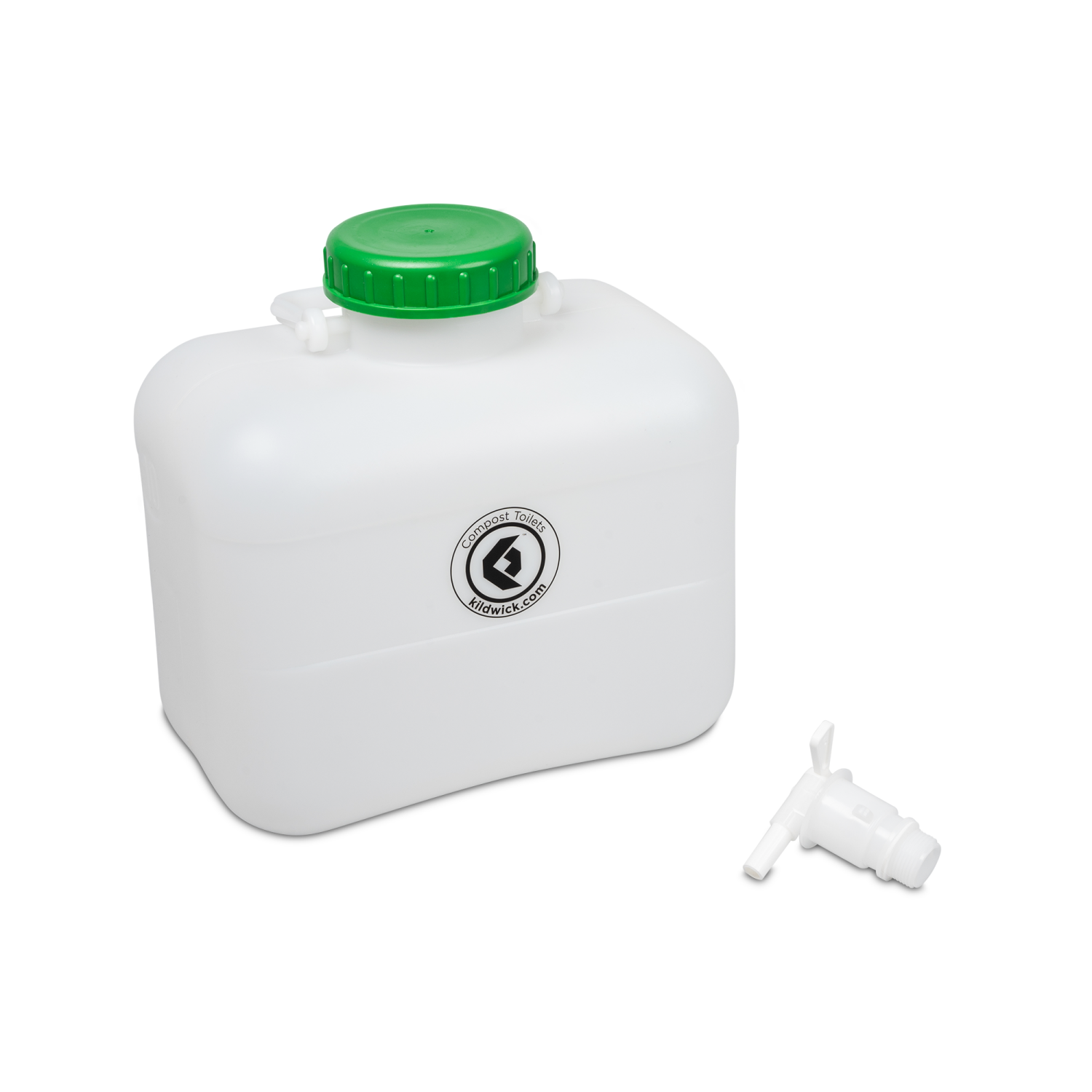 Weithals-Wasserkanister 9,5L mit Hahn/Eckventil - Kildwick®