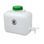 Weithals-Wasserkanister 9,5L mit Hahn/Eckventil - Kildwick® (Selbstmontage)