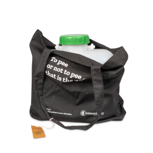 Opaque bag for urine canister
