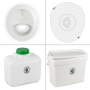 FreeLoo L composting toilet DIY kit classic white