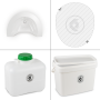FreeLoo L composting toilet DIY kit compact white
