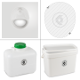 FreeLoo L composting toilet DIY kit classic XL white