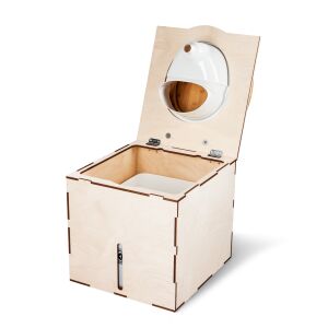 EasyLoo composting toilet white