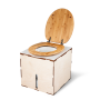 EasyLoo composting toilet with fan 5V white left side
