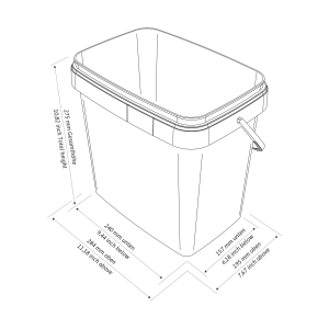 solid tank for composting toilets small