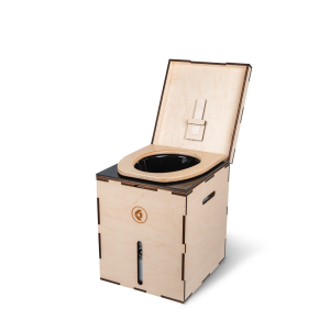 MiniLoo composting toilet DIY kit black