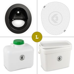 FreeLoo L composting toilet DIY kit