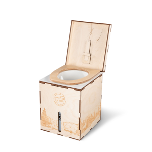MiniLoo Vanlust Edit. composting toilet DIY kit white
