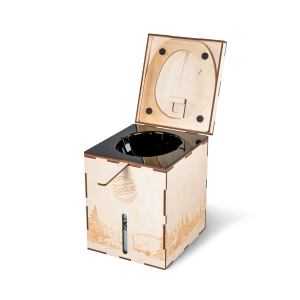 MiniLoo Vanlust Edit. composting toilet DIY kit black